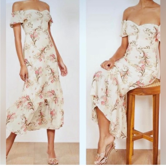 Reformation Butterfly Dress - Picture 1 of 4